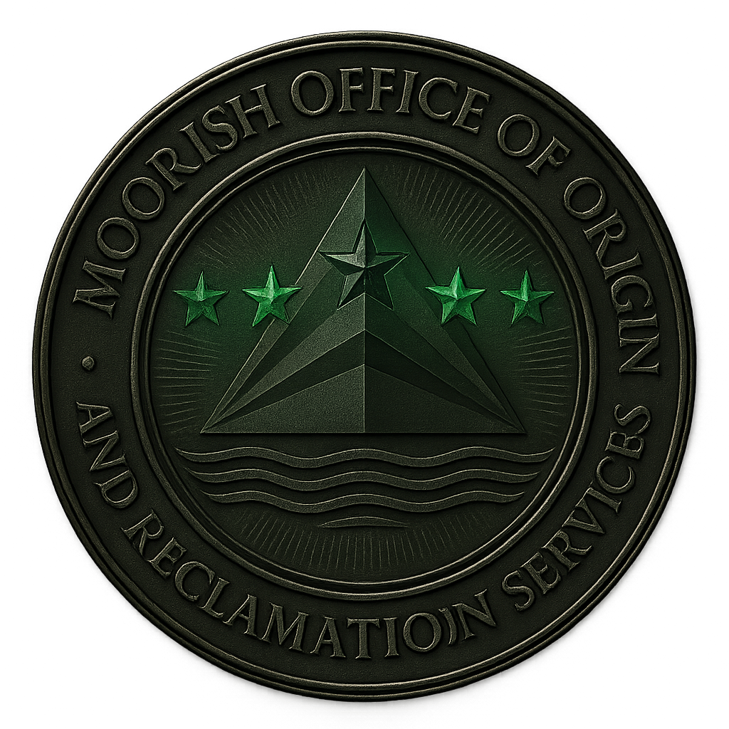 M.O.O.R.S. — Moorish Office of Origins & Reclamation Services seal
